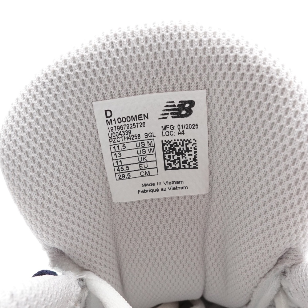 NEW Men's New Balance 1000 Sneakers M1000MEN Navy/Sea Salt - Picture 7 of 11